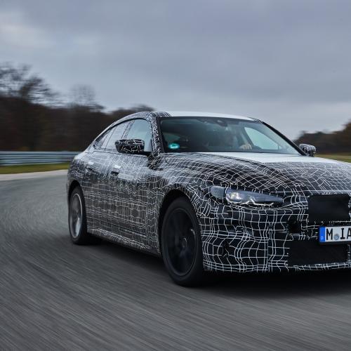 BMW i4 (2021) | Les photos de la berline électrique en essai sous camouflage