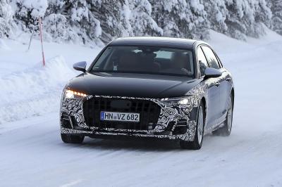 Audi A8 restylée (2022) | Les photos du prototype de pré-production