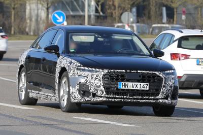Audi A8 restylée (2022) | Les photos espion de la berline de luxe
