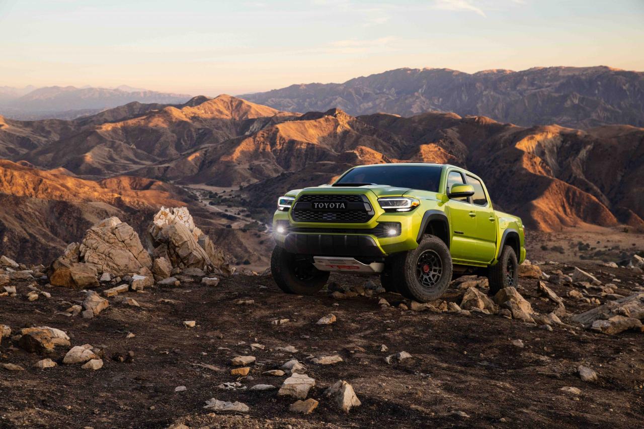 Toyota Tacoma TRD Pro 2022 couleur vert Electric Lime | Ste-Foy Toyota 