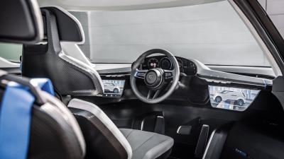 Porsche Vision Renndienst | Les photos de l’intérieur futuriste