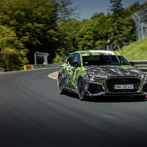 Audi RS3 (2021) | Les photos du record au Nürburgring 