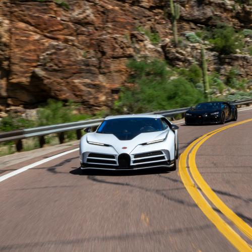 Bugatti Centodieci | les photos de l'hypercar dans le désert américain