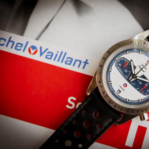 Michel Vaillant | nos photos de la montre Yema Rallygraf Michel Vaillant