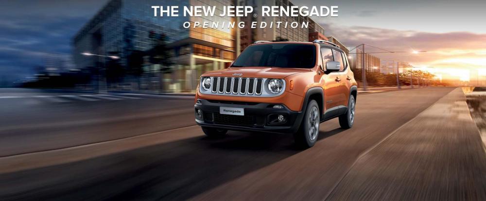 Jeep Renegade Opening Edition, premier de cordée