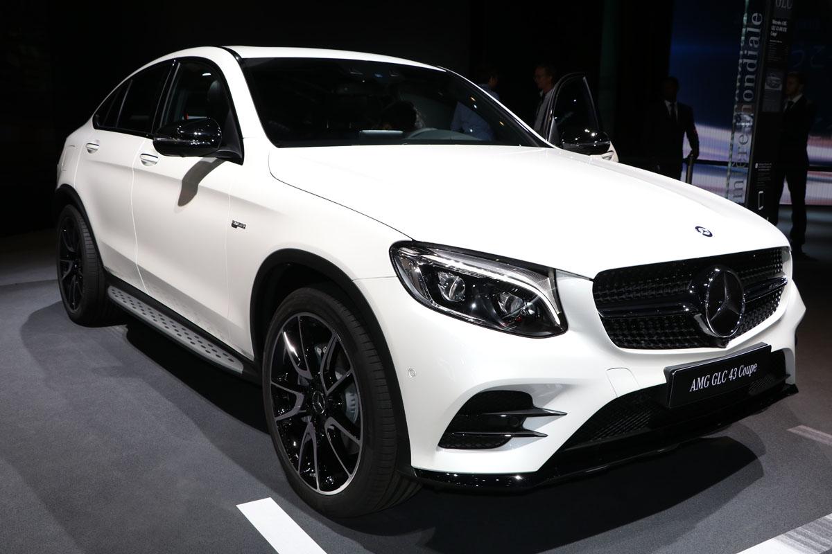 En Direct Du Mondial De L Auto Mercedes Amg Glc 43 4matic Coupe