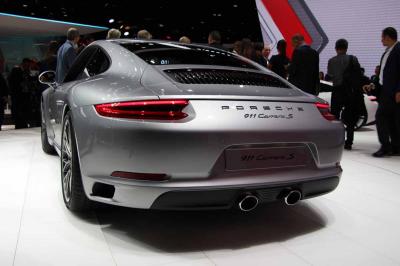 Porsche 911 restylée : les photos en direct de Francfort